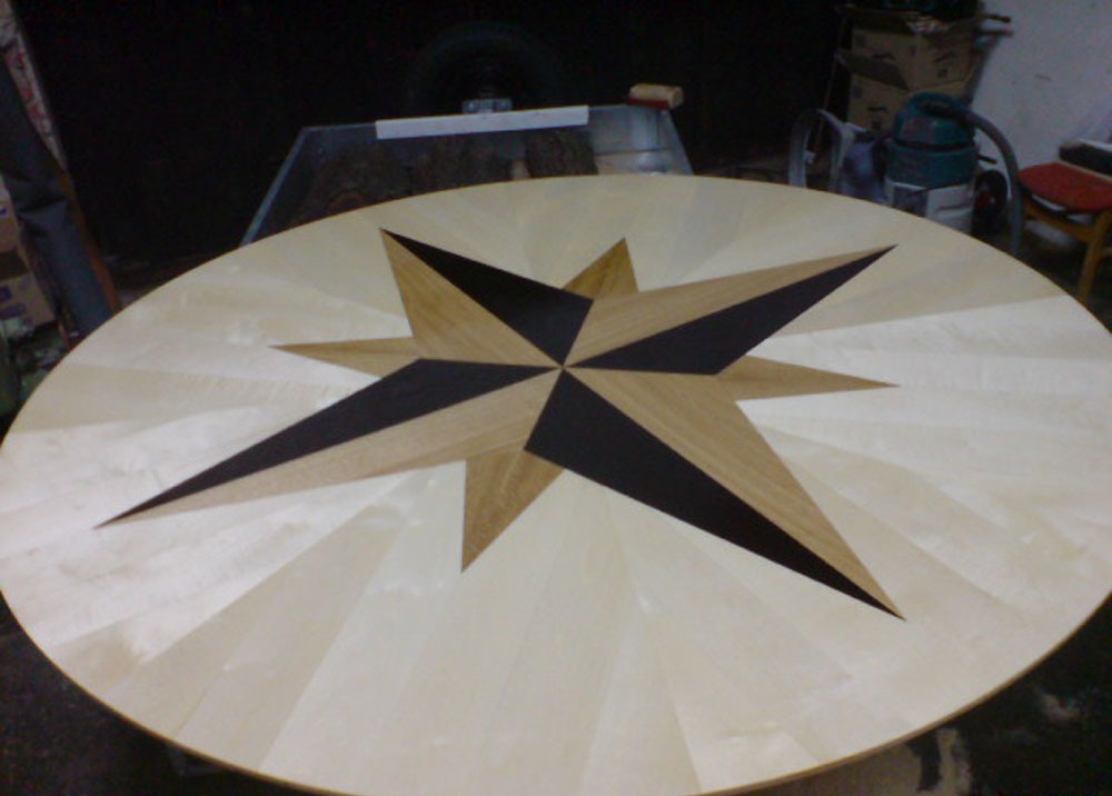 Kompassstern Rosette