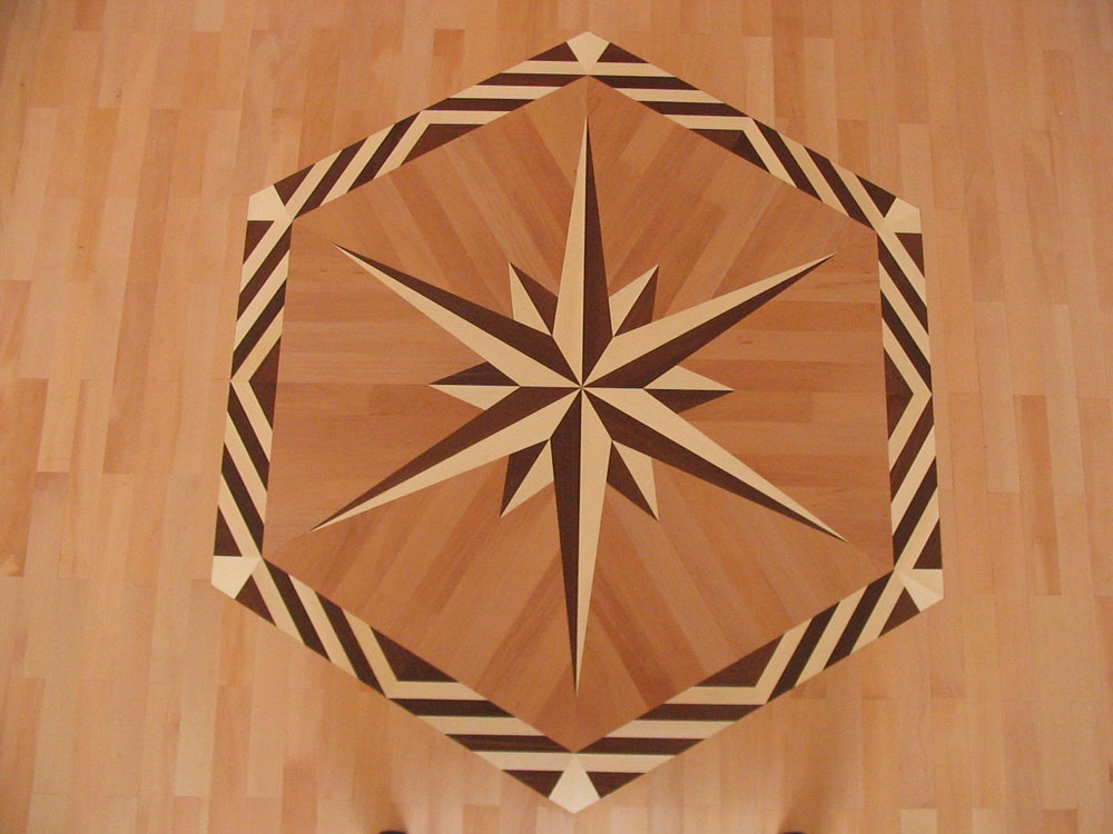 Oktagon Kompassrosette