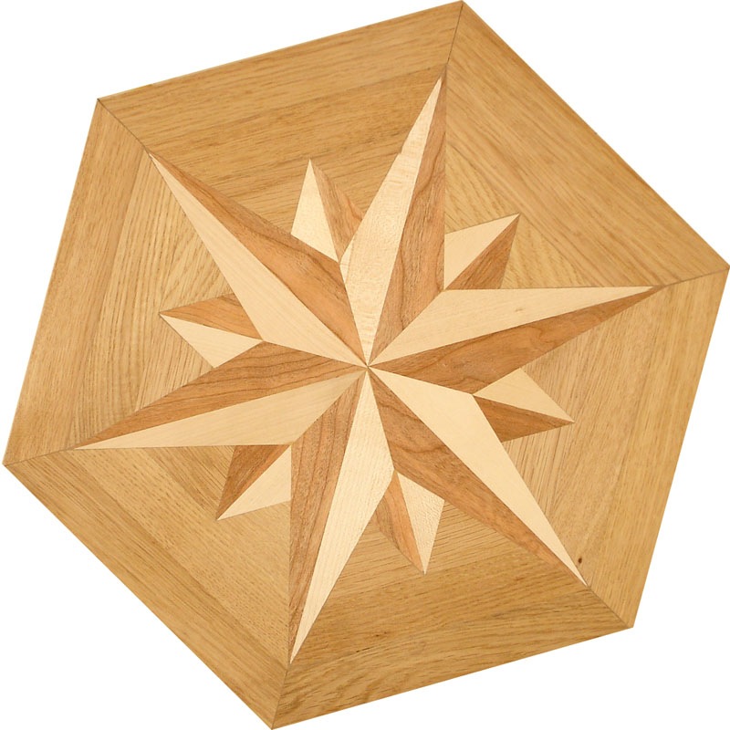 Hexagon Sternrosette