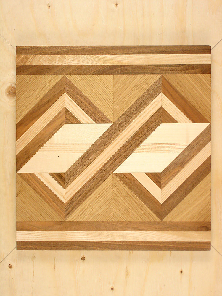 Geometrische Flechtbordüre
