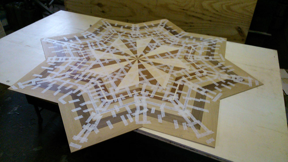 Kristallstern Rosette