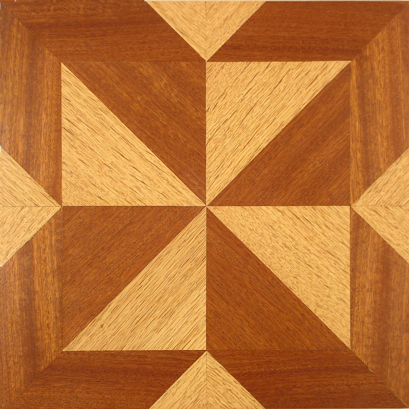 Kontrastwirbel Tafel – Eiche & Nuss, Geometrische Tafel