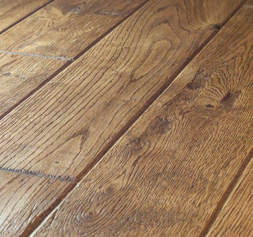 Antik gebürstet – Rustic Aged – Eiche massiv, Längsverband