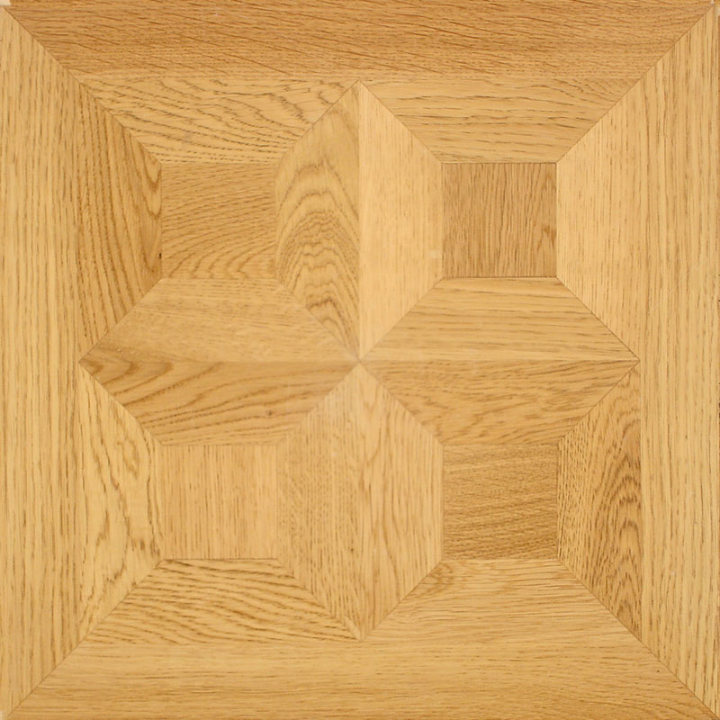 Eiche Würfeltäfelung – Eiche, Geometrische Tafel mit Würfeloptik